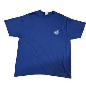 Men's Size 2XL OLD ROW Beer Comfort Colors Deep Blue Size 2XL T Shirt